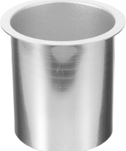 Recipiente Interior del Calentador de Cera de Aleación de Aluminio Plata | Accesorio de Repuesto, Fácil de Limpiar Reemplazar, Pieza para Depilación