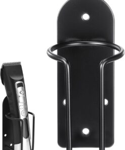 MAGICLULU Soporte para Cortapelos de Acero Inoxidable para Pared Organizador de Herramientas de Peluquería y Afeitadora Eléctrica Soporte Multiusos para Salón y Uso Doméstico Diseño Seguro