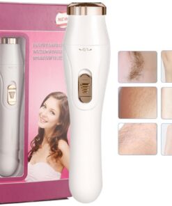 Afeitadora Corporal Recortadora Recargable | Recortadora Eléctrica Corporal e Íntima Kit de Aseo, Cabezales de Corte Recambiables, Cortapelos Íntimo, Afeitadora