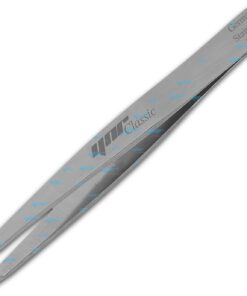 Ynr Clásico Ceja Pinzas Punta Inclinada Hecho en Alemán Acero Inoxidable | para Precisión para Quitar Pequeño Pelo | Suave en Piel, Sharp en el Pelo