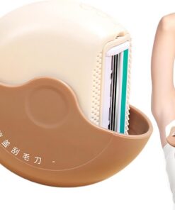 Afeitadora facial para mujer Recortadora Impermeable De 3 Capas Con | Recortadora De Corporal Axilas, piernas, hogar, viaje, spa, dormitorio, barbería, salón