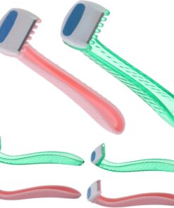 12 Piezas Afeitadora para Mujer Portátil con Protector Recortadora y Precisa para Piernas Axilas Íntimos Compacto para Viaje y Fácil Color Aleatorio