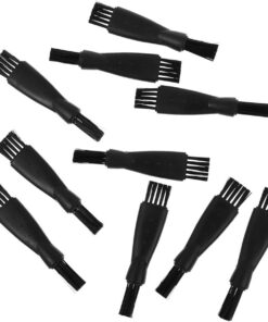 Cepillo para Limpieza Efectiva para Afeitadora Eléctrica Negro de Limpieza 10 Piezas Mini Tamaño Compatible Mayoría de Marcas de Maquinillas