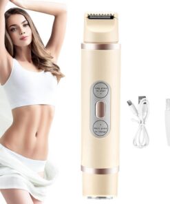Maquinillas de afeitar eléctricas para mujeres, Maquinillas de afeitar | eléctricas para mujeres | de Afeitar de Doble Cabezal para Mujer - de recargables USB húmedo