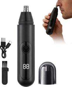 Cortacésped de pelo de nariz – Kit recargable impermeable – Cortacésped inalámbrico para orejas y nariz – para hombres mujeres casa viaje vacaciones en carretera cejas cara depilación
