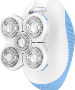 Maquinillas de afeitar eléctricas para mujer, afeitadora de cuerpo completo sin dolor para piernas, recortadora antideslizante para mujer, removedor de pelo inalámbrico, afeitadora corporal húmeda