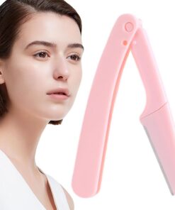 Recortadora de cabello de ceja, maquinilla de afeitar cejas plegable SHAPER | Herramienta de cuidado de la cara de maquillaje, rasurador de cara multipropósito para cualquier tipo de