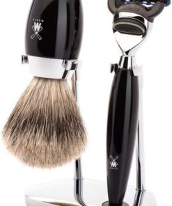 Set Afeitado Mühle Brocha Afeitar, Maquinilla Gillette® Fusion & Soporte Kosmo