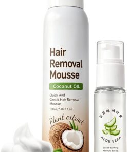 Cloud Sense Spray Depilatorio 30 ml Hidratante Natural | Spray de Mousse Depilatoria Corporal en Espuma Para Mujeres Y Hombres Hogar Salón Spa Diario Viajes Belleza Cuidado De La
