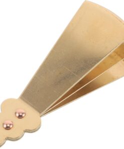 OUNONA Pinzas Pelo Barba, Herramienta para Forma al Bigote, Depilación Facial para Hombres, Depiladora Facial Retro de Cobre, Portátil para Viaje