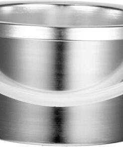 SHINEOFI Recipiente Metálico de Aleación de Aluminio para Calentador de Cera 500ml, Olla Calentadora para Depilación, Duradero y Apto para Uso Prolongado