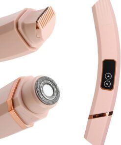Rasuradora de para Mujer Afeitadora personal para piel sensible | Afeitadora Eléctrica de Doble Cabezal para Mujer Herramienta Belleza Eléctrica, Axilas, Piernas, Rostro, Piel Sensible