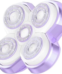 Maquinillas de afeitar eléctricas para mujer, afeitadora eléctrica magnética mejorada para mujeres, removedor de vello inalámbrico sin dolor para piernas, cara de bikini, recortadora para piel