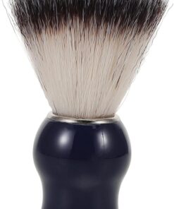 Brocha de Afeitar de Nailon para Vello Facial de Hombres, Uso Diario | Abs y Cobre, Limpieza Profunda y Cepillado Delicado, para Barberías y Cuidado Personal en Interiores