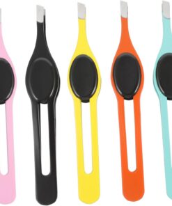 Healeved 10piezas De Cejas De Inoxidable Diseño Ergonómico Kit De De Depilación Facial Para De Maquillaje