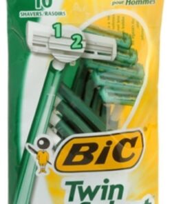 BIC Bic Doppia Select Mens Rasoi, 10 Count (confezione da 5)