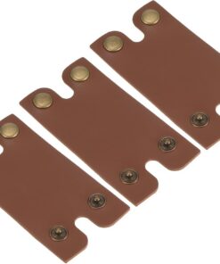 M METERXITY Paquete de 3 fundas protectoras para maquinilla de afeitar – Funda protectora de cuero de doble filo para maquinilla de afeitar, funda protectora de viaje, se aplica a la maquinilla de