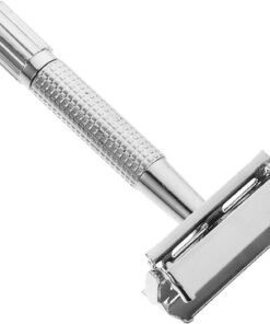 VALICLUD 2 Juegos Rasurador de cabello de afeitar afeitadora facial maquinillas de afeitar maquinilla de afeitar de doble filo acero inoxidable Silver