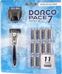 DORCO Pace7 - Mango de maquinilla de afeitar (7 palas, 11 unidades)