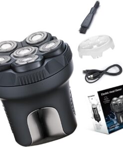 Juego de aseo multifuncional para hombre, recargable, inalámbrica, recortadora de pelo flotante para hombres, 6 recortadora de pelo flotante duradera
