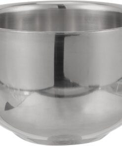 ULTECHNOVO Cuenco de Afeitar de Burbujas Borde Elevado para Hombres de Acero Inoxidable Varios estilos Diseño Resistente y Funcional para Uso en Barbería en Casa