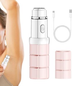 Máquina De Afeitar Para Mujeres Afeitadora Portátil con Forma de Lápiz | Recortadora de Femenino de Viaje para Belleza, Arreglo Personal, Cara, Cuerpo, Piernas, Brazos, Zona Íntima