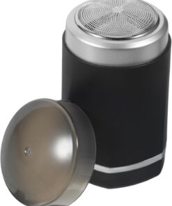 Afeitadora Eléctrica USB para Hombres, Mini Maquinilla de Afeitar Negra de Abs, Uso Fácil y Rápido para Viaje