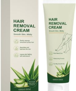 Crema Depilatoria 100 g Depilador Natural Portátil y Suavizante | Crema Depilatoria para Bikini para Piel Corporal, Axilas, Rostro, Zona Púbica, Piernas, Espalda, Pecho, Melena, Barba,