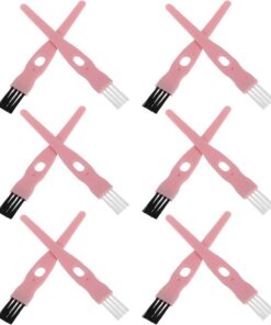 YARNOW 60 Piezas Mini Cepillo de Limpieza para Afeitadora, Cepillo de Limpieza Manual de Plástico y Cerdas de Nailon, Rosa, para Maquinillas Eléctricas y Recortador de Pelo Nasal, Uso