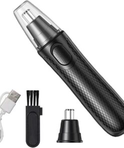 Recortador de nasal eléctrico Recargable Inalámbrico Impermeable Calmante | Afeitadora Nasal Para Hombres Para barba y cejas, unisex, hogar, viaje y camping, recortador portátil impermeable