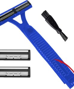 Afeitadora de espalda Man Groomer, recortadora de pelo corporal personal, herramienta de aseo impermeable, mango largo plegable para afeitado de piel sensible en casa o de viaje