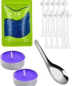 para Depilar la Nariz 50g 10 Varillas Portátil de Eliminación Rápida | Barritas de Nasal para Depilación de Rostro, Cejas, Orejas, , Barbilla, Bigote, Axilas, Cuidado Corporal