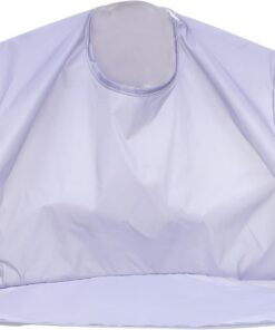 Generic Delantal para Afeitar Barba de Poliéster Gris Capa para Cortar Barba Recogedor de Cabello Babero Lavable y Plegable para Uso Doméstico en Afeitado y Cuidado Personal