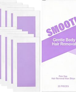 Tiras Depilatorias 20 Piezas de Herramienta para Eliminación de Corporal | Tiras de para Depilación de Axilas para Mujeres y Hombres Rostro Barbilla Bikini Brazos Piernas Axilas