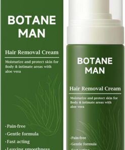 Crema Depilatoria Íntima Para Hombres Calmante Natural | Depilatoria Hidratante Para Hombres Esposos Culturistas Nadadores Viajeros Verano Playa Gimnasio Cita Noche Hogar Viaje