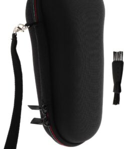 ULTECHNOVO Estuche Rígido Negro Resistente a la Presión para Afeitadora Eléctrica Bolsa de Viaje Segura para Almacenamiento y Transporte de Recortadora para Exteriores y Negocios