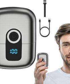 Afeitadora Eléctrica Para Hombre Recortador Y Arreglador Inalámbrico | Pequeña Afeitadora Recortadora Eléctrica para Hombre Recortadora Inalámbrica Recargable Viaje Hogar Bar