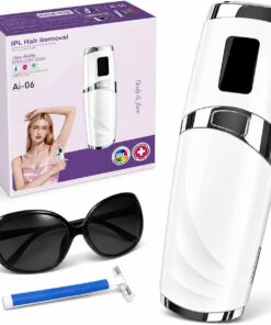 Depiladora Laser, 600-1200 Nanómetros De Luz Roja, Maquina Depilar Mujer, La Energía De La Novena Marcha Es Ajustable, Depilacion Laser Casa, Supresión A Largo Plazo Del Pelo, Luz Pulsada, Unisex