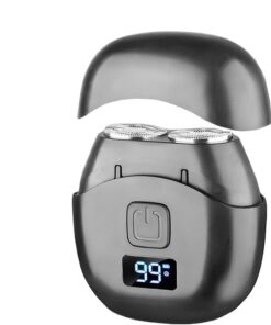 Rasuradora eléctrica de doble cabeza, rasuradora eléctrica para hombres | Herramienta de afeitar recargable, navaja de afeitar de doble cabeza para bigote de