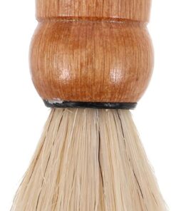 OUNONA Brocha de Afeitar para Hombres Cepillo Espumoso de Madera Tamaño Pequeño con Mango Ergonómico para Cuidado Personal y Viaje