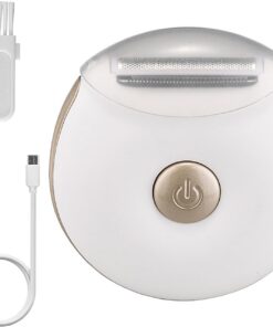Afeitadora Eléctrica para Mujer Impermeable Inalámbrica Húmedo Seco Bikini | Recargable USB Afeitadora Eléctrica Zona Íntima Axilas Piernas Brazos Boda Cita Playa Vacaciones