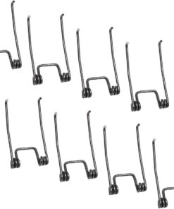10 piezas de repuesto para recortadora de pelo eléctrica, de acero inoxidable, doble torsión, con resorte de barbero eléctrico, cortador de pelo