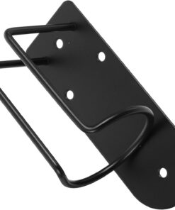 STOBAZA Soporte Organizador Seguro de Cortapelos Negro Acero Inoxidable para Afeitadoras Eléctricas en Peluquerías y de Cabello