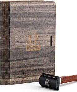 A. P. Donovan - Afeitado-Set - Clásico Afeitado Húmedo, Barber-Shop - Brocha Afeitar Pelo Tejón, Maquinilla de Afeitar de la Madera - Dexter - Nogal Brocha de Afeitar