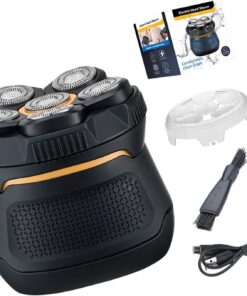 Afeitadora eléctrica portátil recargable de viaje, afeitadora de barba con pequeña herramienta de corte impermeable para hombres, podadora de barba
