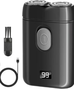 Máquina De Afeitar Eléctrica Para Hombres Recargable Impermeable | Afeitado Facial Hombre Afeitadora Eléctrica Para Navidad Cumpleaños Viaje Cuidado Diario Ducha Hogar