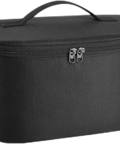 Bolsa de almacenamiento para kit de depilación portátil, maletín de | herramientas de depilación, separador extraíble, de transporte para herramientas de depilación 30,5 x 20,3 x 15,2 cm pa