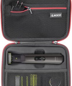 RLSOCO Funda rígida para recortadora eléctrica híbrida Philips Norelco Oneblade Pro QP6530/70, QP6520/70 y QP6510/20