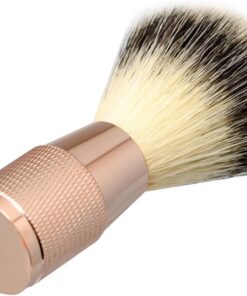 Ciieeo Cepillo de Barba Pequeño para Hombres Cerdas Suaves de Nailon, Ligero y Portátil para Viajes, Brocha de Afeitar para Bigote y Cuidado Masculino, Accesorio Compacto para Uso Diario