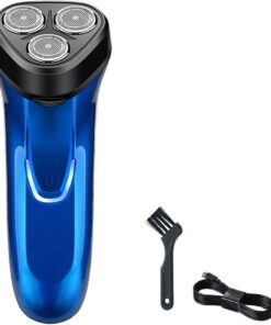 Afeitadora eléctrica recargable, impermeable, textura adecuada para hombres, uso húmedo y seco, carga USB para hombres